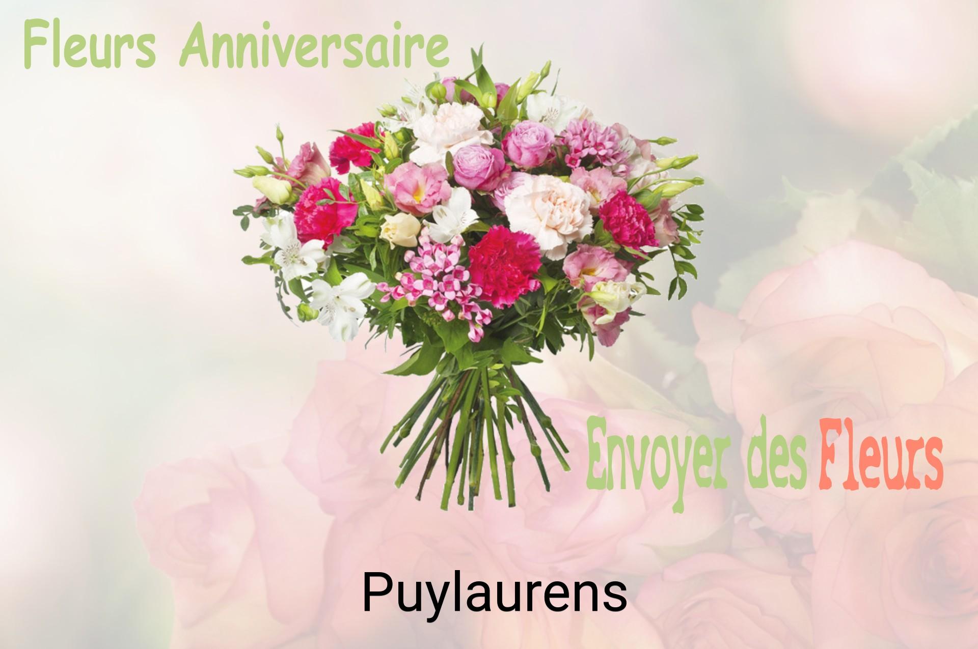 Bouquet de fleurs d’anniversaire livré à Puylaurens